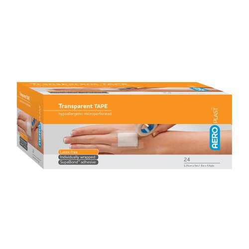 AeroPlast™ Transparent Plastic Tape 1/2in x 5.5yds