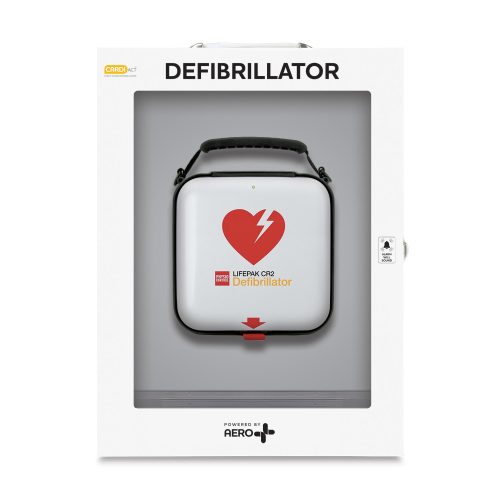LIFEPAK® CR2 Semi-automatic WIFI English Handle Alarmed Cabinet