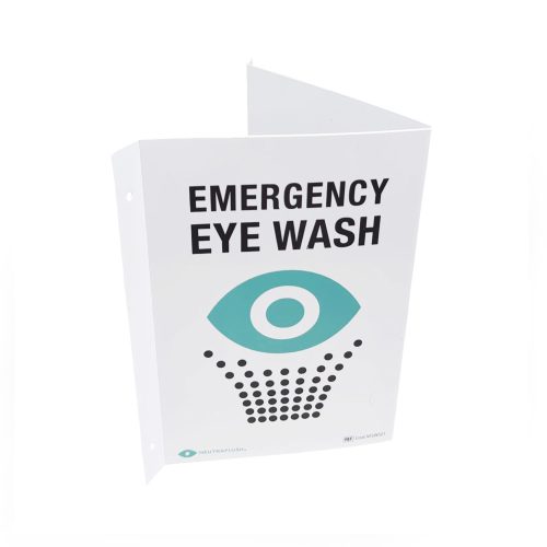 Neutraflush Eyewash Station 2 View Wall Sign