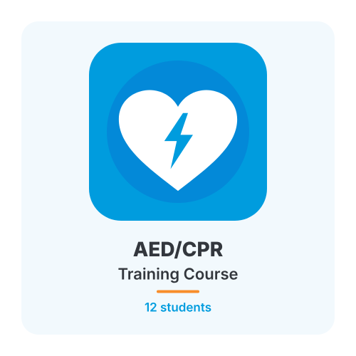 AED/CPR Training Course - 12 Student
