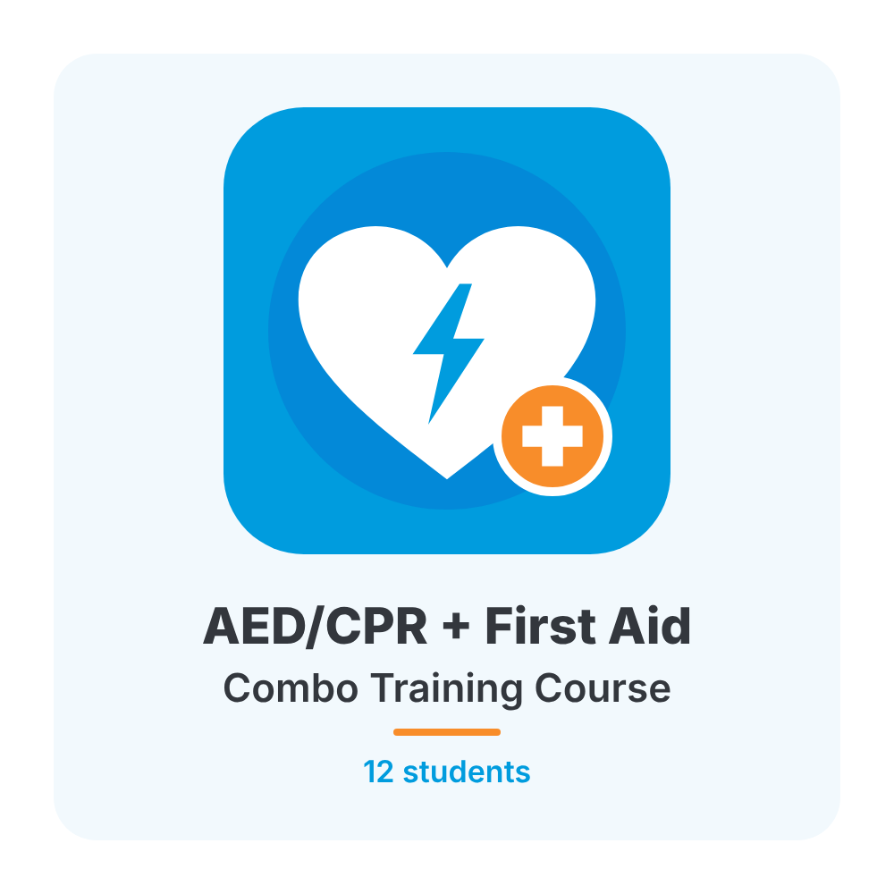 AED/CPR First Aid Combo Training Course - 12 Students | Aero Healthcare USA