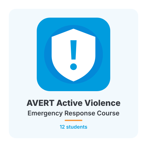 AVERT (Active Violence Emergency Response) Training Course - 12 Students