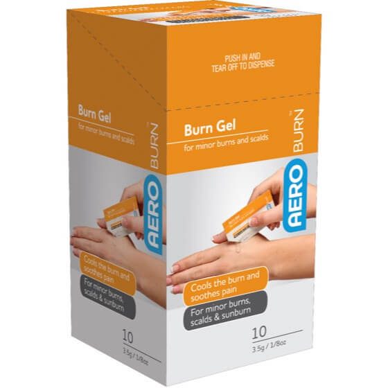 AEROBURN Burn Gel Sachet 3.5g pack/10 (GST FREE)>