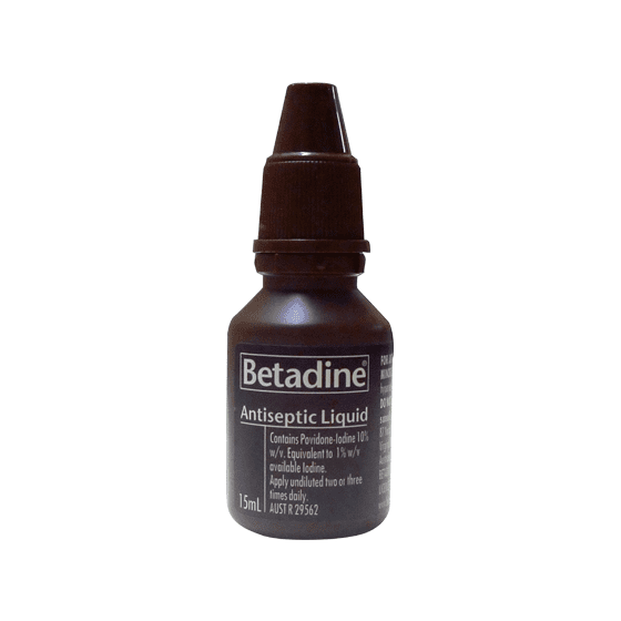 RIODINE 10% Povidone Iodine Solution 15ml Dropper bottle>
