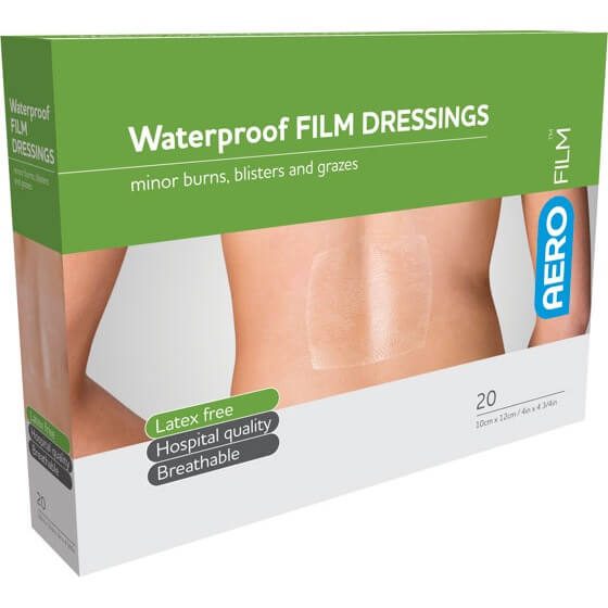 AEROFILM Waterproof Film Dressing 10 x 12cm Box/20 (GST FREE)>