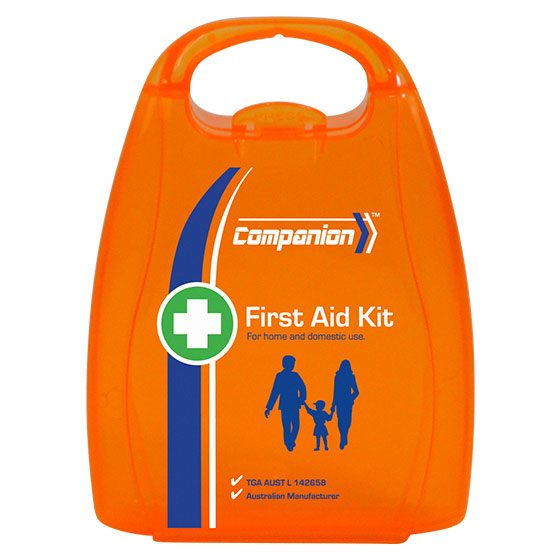 COMPANION 1 Series Plastic Personal First Aid Kit 14 x 10 x 3cm>