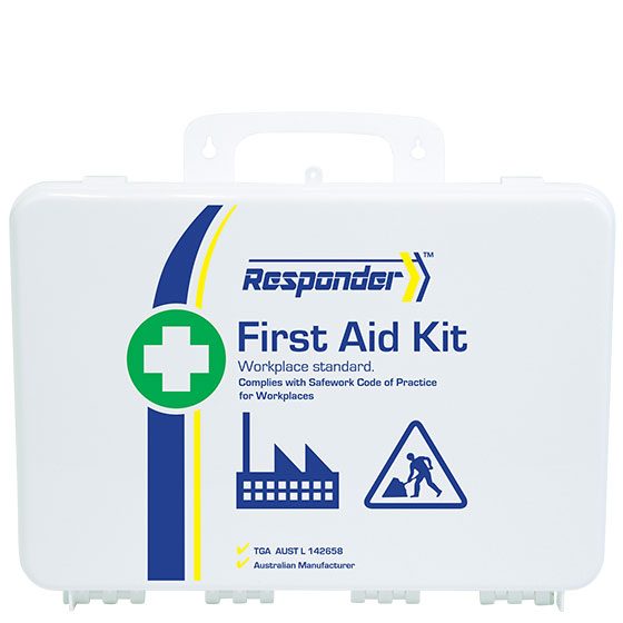 RESPONDER 4 Series Plastic Waterproof First Aid Kit 24.3 x 24.3 x 8cm>