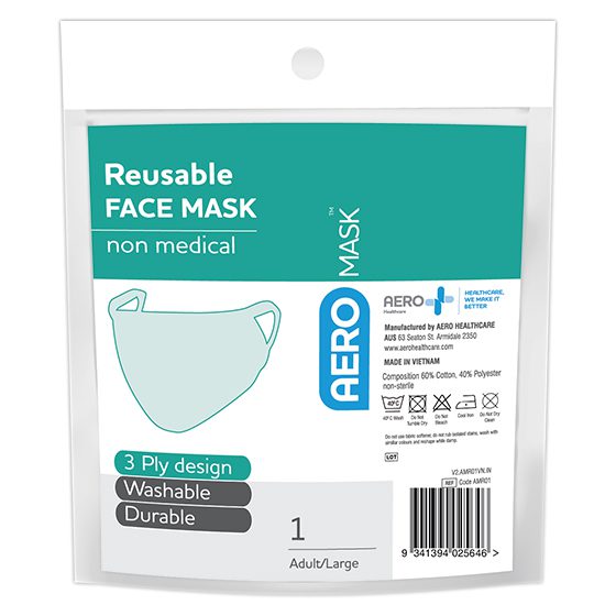 AEROMASK Reusable Face Mask | Aero Healthcare