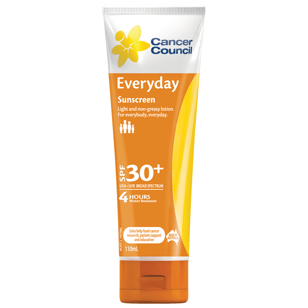 CANCER COUNCIL SPF30+ Everyday Sunscreen Tube 110mL | Aero Healthcare