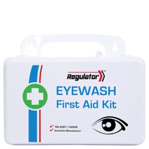 REGULATOR Eyewash First Aid Kit 21 x 7.5 x 13cm