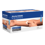 AEROWIPE 70% Isopropyl Alcohol Swab 3 x 3cm Box/100